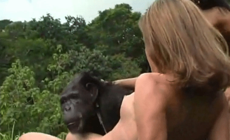 Русский секс обезьяны с женщиной, онлайн видео